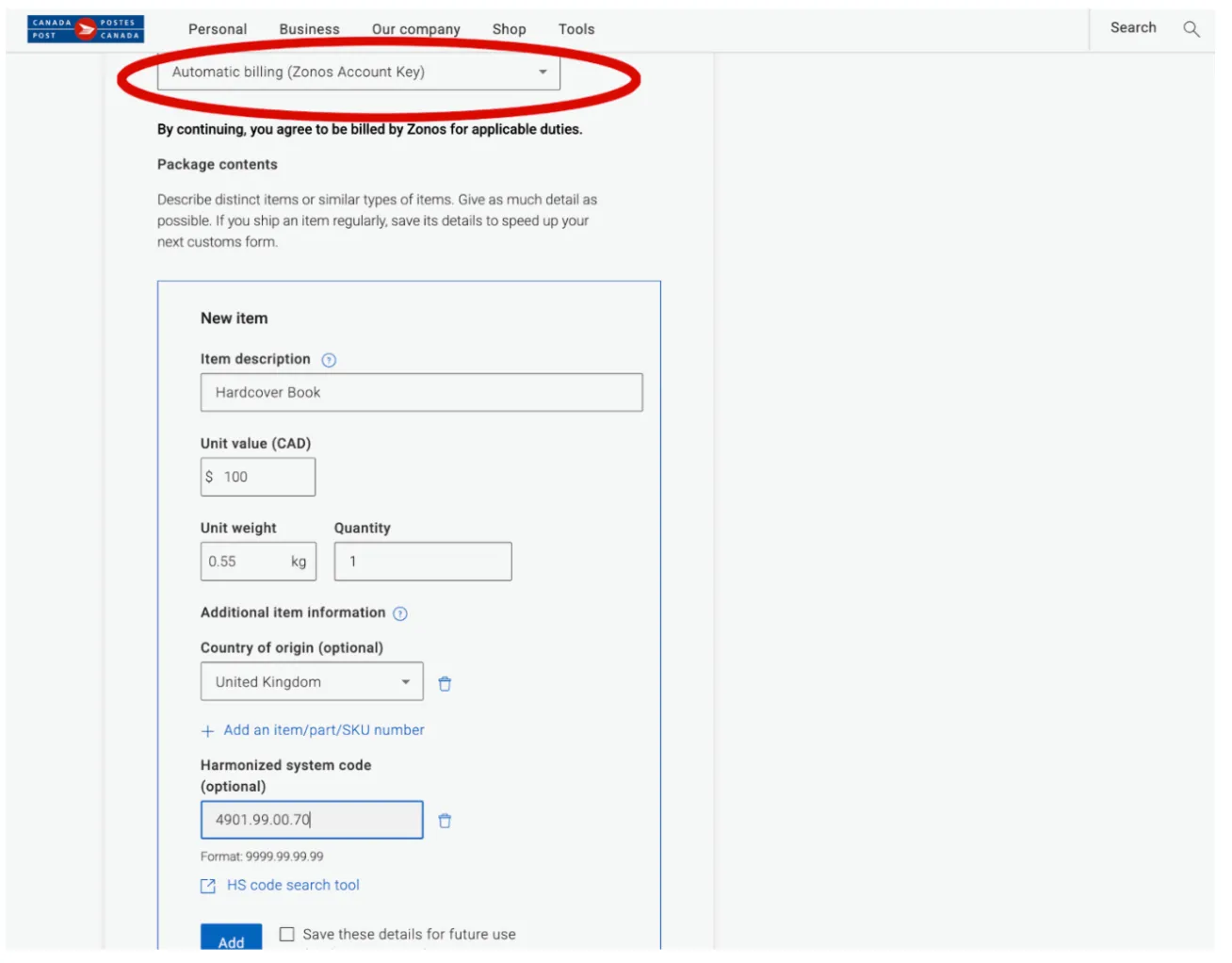 Shipping Manager flow